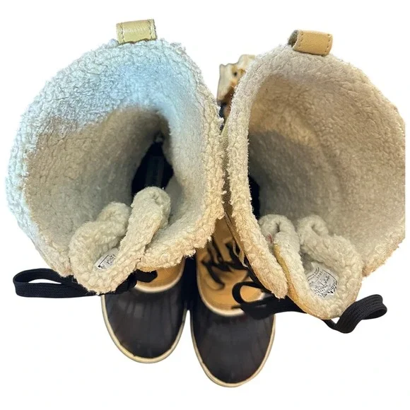 Sorel Tivoli High Women's Waterproof Snow Boots Lace Up Sherpa Lined Size 5.5 - Picture 11 of 16